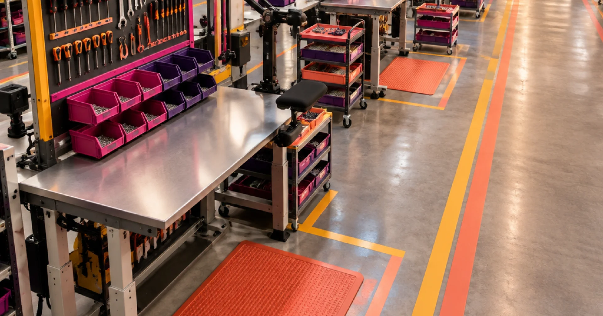Ergonomie au poste de travail en usine : réduire les TMS sans investir des millions